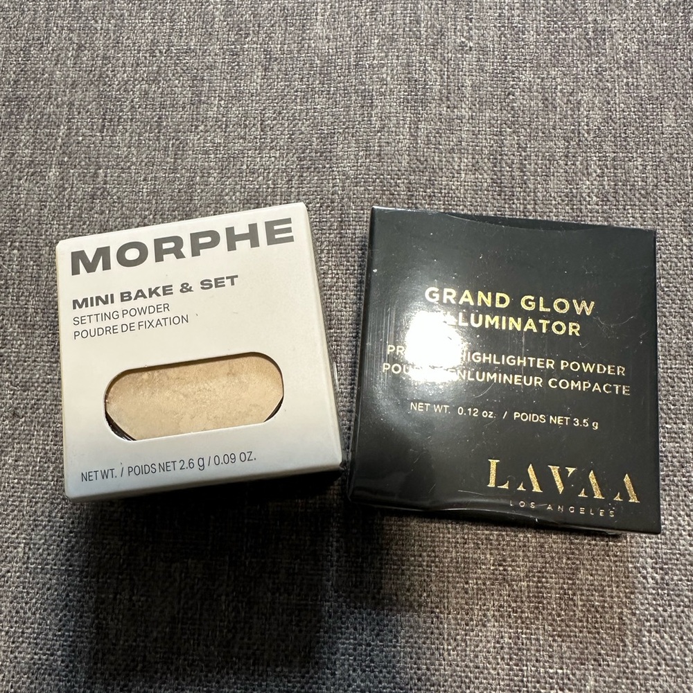 Morphe Mini Bake Set and Grand‎ Glow Illuminator NWT (LR)